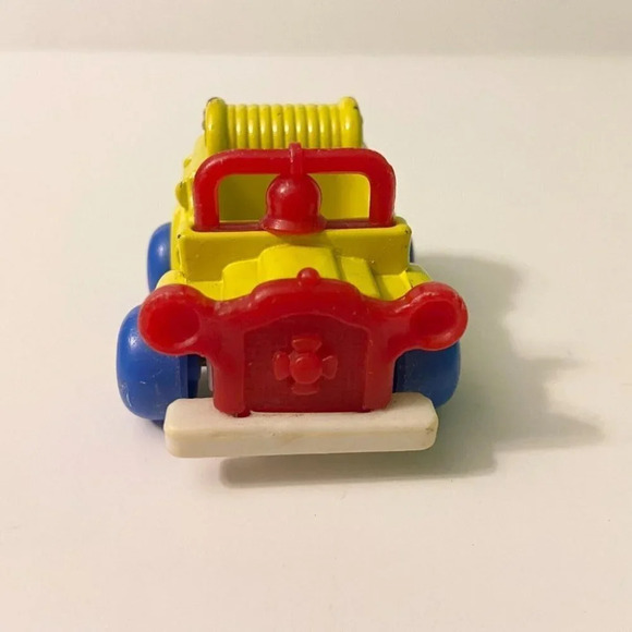 Vintage Disney Mickey Mouse Arco Yellow Car Collectible 2.5 Inch Size  Toy - Picture 2 of 9